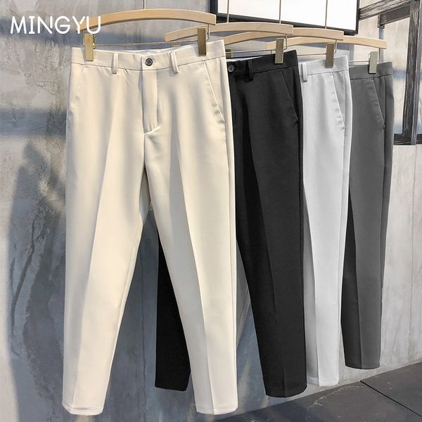men's pants spring summer ankle length men slim work jogging social formal suit trousers male brand khaki black korea plus size 40 42 2
men's pants spring summer ankle length men slim work jogging social formal suit trousers male brand khaki black korea plus size 40 42 2