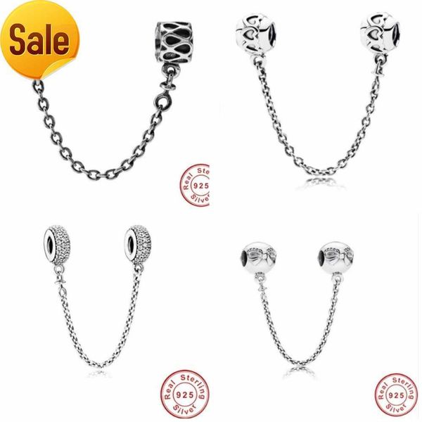 fine jewelry authentic 925 sterling silver bead fit pandora charm pave inspiration crystal safety chain beads beads, Black
fine jewelry authentic 925 sterling silver bead fit pandora charm pave inspiration crystal safety chain beads beads, Black