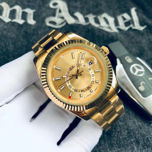 men's full-function mechanical movement equipped with sapphire mirror quality steel belt rubber belt optional casual business can wear, Slivery;golden
men's full-function mechanical movement equipped with sapphire mirror quality steel belt rubber belt optional casual business can wear, Slivery;golden