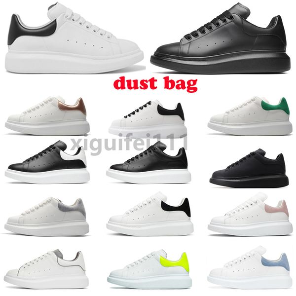 Image of Woman shoe Designer Leather Lace Up Men Fashion Platform Oversized Sneakers White Black mens womens Luxury velvet suede Casual Shoes Chaussures de Espadrilles 35-46