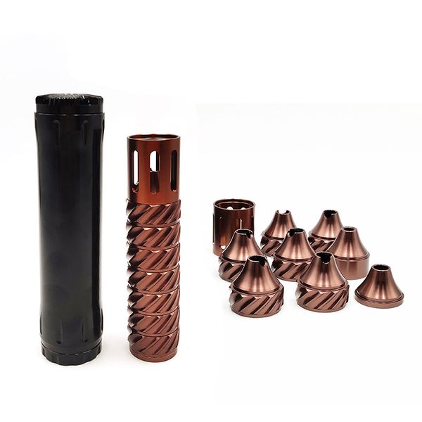 tactical 6''l 1.65''od 9mm hole 7075 aluminum metric solvent trap fuel filter with spiral cups 1/2x28 and 5/8x24 caps
tactical 6''l 1.65''od 9mm hole 7075 aluminum metric solvent trap fuel filter with spiral cups 1/2x28 and 5/8x24 caps