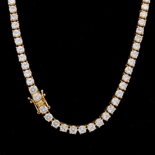 hip hop jewelry fashion necklace 925 sterling silver diamond glod plated necklace tennis moissanite chain
hip hop jewelry fashion necklace 925 sterling silver diamond glod plated necklace tennis moissanite chain