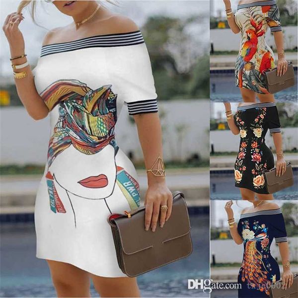 3xl summer dresses trending casual dress one shoulder digital printed slim pencil skirt plus size womens clothing, Black;gray
3xl summer dresses trending casual dress one shoulder digital printed slim pencil skirt plus size womens clothing, Black;gray