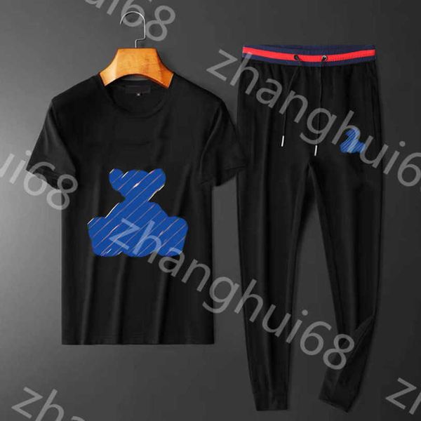 23ss sweatsuit mens designer tracksuit mens tracksuit round neck pure cotton bear logo print short sleeve t-shirt elastic waist drawstring p, Gray
23ss sweatsuit mens designer tracksuit mens tracksuit round neck pure cotton bear logo print short sleeve t-shirt elastic waist drawstring p, Gray
