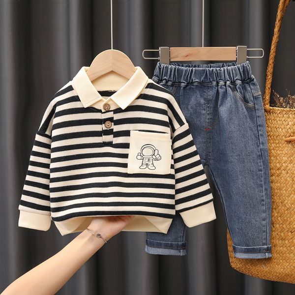 clothing sets olekid spring autumn boys 2pcs clothing set cotton stripe sweatshirt baby boys jeans pants clothes set little boy suit 230505, White
clothing sets olekid spring autumn boys 2pcs clothing set cotton stripe sweatshirt baby boys jeans pants clothes set little boy suit 230505, White
