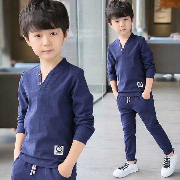 clothing sets boys clothing set kids sport suit children clothing kids clothes set boy tracksuit autumn suits for boys 5 7 8 9 10 11 12 year, White