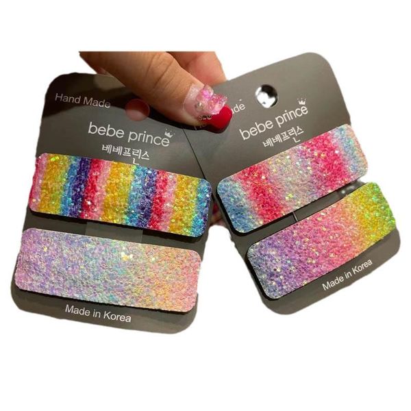 girls hair accessories hairclips bb clip barrettes clips rainbow sequin children's sandwich e21565, Slivery;white
girls hair accessories hairclips bb clip barrettes clips rainbow sequin children's sandwich e21565, Slivery;white