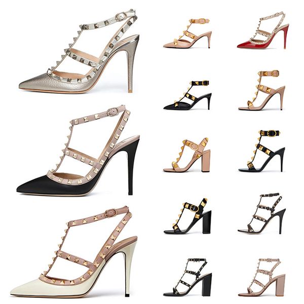 luxury women designer sandals dress shoes high heels leather rivet black pointed peep-toes lady fashion party wedding platform slide with bo
luxury women designer sandals dress shoes high heels leather rivet black pointed peep-toes lady fashion party wedding platform slide with bo