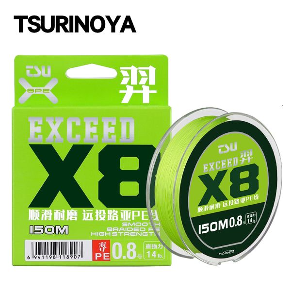 braid line tsurinoya 150m smooth high strength 8 weaves pe fishing line exceed 1236lb long casting 8 strand braided multifilament line 23050
braid line tsurinoya 150m smooth high strength 8 weaves pe fishing line exceed 1236lb long casting 8 strand braided multifilament line 23050