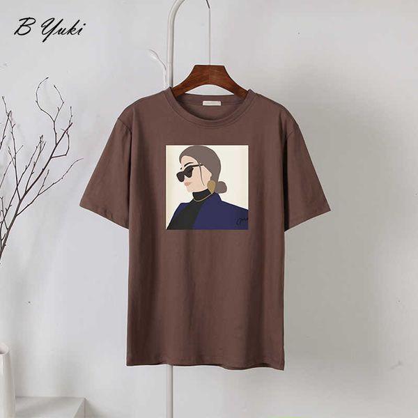women's t-shirt blessyuki fashion vintage character printed t shirt women 2023 summer loose cotton pullover female casual o neck soft g, White
women's t-shirt blessyuki fashion vintage character printed t shirt women 2023 summer loose cotton pullover female casual o neck soft g, White