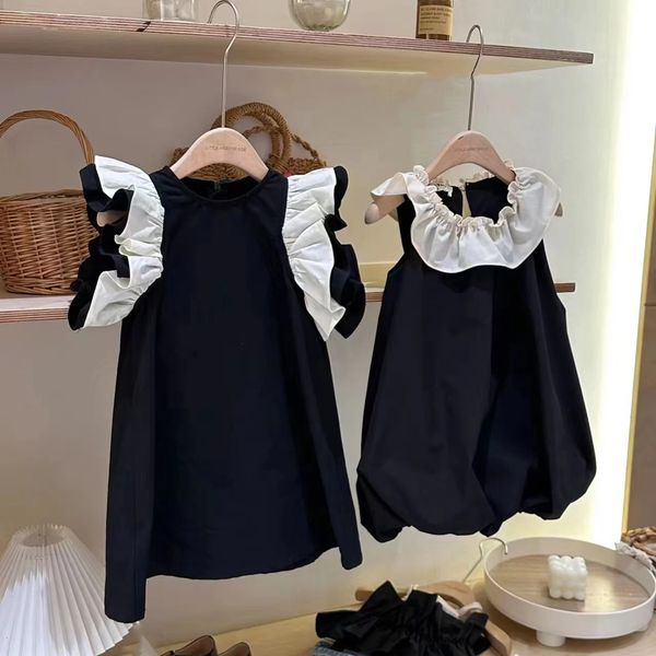 girl's dresses 5325c girl's dress summer fashion black dress small flying sleeve dress or contrast bubble skirt princess dress 230, Red;yellow
girl's dresses 5325c girl's dress summer fashion black dress small flying sleeve dress or contrast bubble skirt princess dress 230, Red;yellow