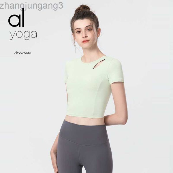 desginer alo yoga t shirt new suit short sleeve short nude sports women's slim fit quick-drying fitness t-shirt, White
desginer alo yoga t shirt new suit short sleeve short nude sports women's slim fit quick-drying fitness t-shirt, White