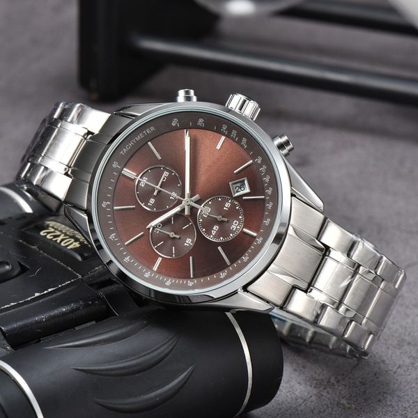 wristwatches for men 2023 new mens watches five stitches all dial work quartz watch bo luxury brand designer chronograph clock steel belt me, Slivery;brown
wristwatches for men 2023 new mens watches five stitches all dial work quartz watch bo luxury brand designer chronograph clock steel belt me, Slivery;brown