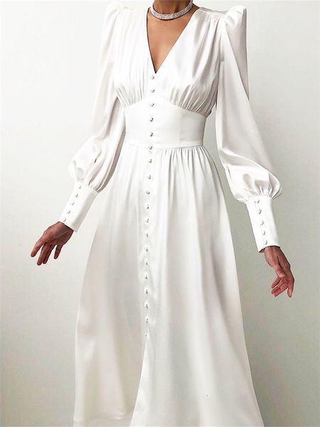 casual dresses women autumn puff sleeve elegant dress long sleeve v neck slim waist long dress korean fashion vintage dresses female 230505, Black;gray
casual dresses women autumn puff sleeve elegant dress long sleeve v neck slim waist long dress korean fashion vintage dresses female 230505, Black;gray
