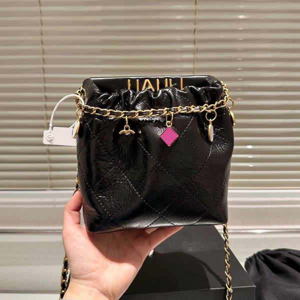 23p womens lucky gem charm bucket bags bracelet chain handle totes gold metal hardware matelasse chain crossbody shoulder designer handbags
23p womens lucky gem charm bucket bags bracelet chain handle totes gold metal hardware matelasse chain crossbody shoulder designer handbags