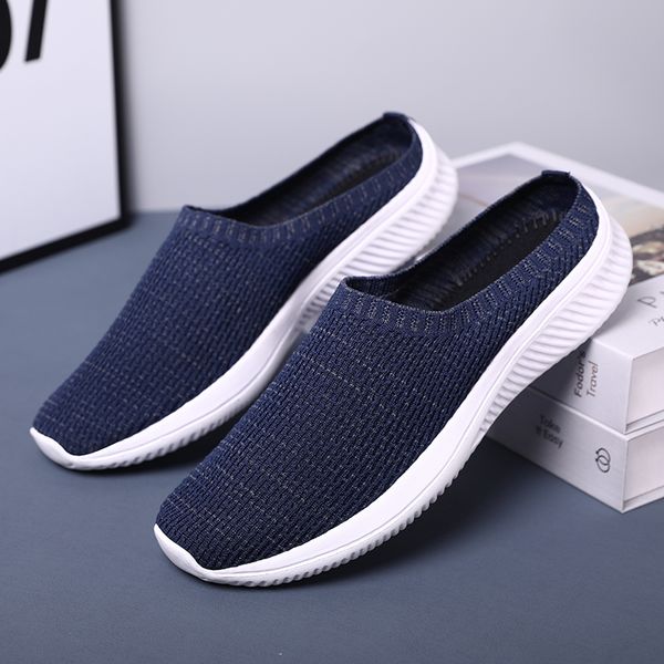 without slippers fashion breathable mesh shoes outdoor casual non-slip mens shoes lightweight half slippers large size, Black
without slippers fashion breathable mesh shoes outdoor casual non-slip mens shoes lightweight half slippers large size, Black