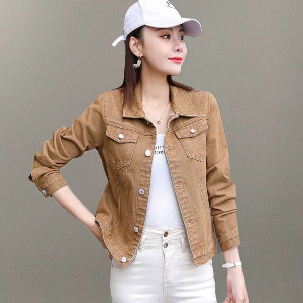 women's jackets women's denim jacket classic vintage short coats jacket ladies streetwear casual outerwear fashion woman clothing, Black;brown
women's jackets women's denim jacket classic vintage short coats jacket ladies streetwear casual outerwear fashion woman clothing, Black;brown