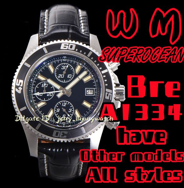 wm bre superocean a1334 luxury men's watch chronograph 44mm with asia 7750 self-winding mechanical movement diameter 300 meters waterpr, Slivery;brown
wm bre superocean a1334 luxury men's watch chronograph 44mm with asia 7750 self-winding mechanical movement diameter 300 meters waterpr, Slivery;brown