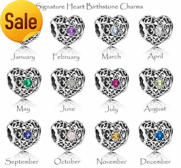 designer s925 sterling silver signature heart birthstone bracelet charm beads fit for european pandora bracelet diy bead charms, Black
designer s925 sterling silver signature heart birthstone bracelet charm beads fit for european pandora bracelet diy bead charms, Black