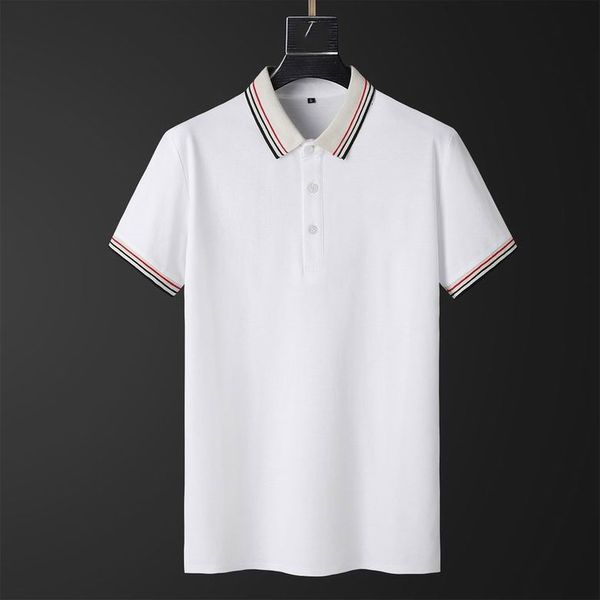 summer men's t-shirt fashion burbrerys designer polo shirt bur berrylapel short sleeve shirts business large for men bbhn, White;black
summer men's t-shirt fashion burbrerys designer polo shirt bur berrylapel short sleeve shirts business large for men bbhn, White;black