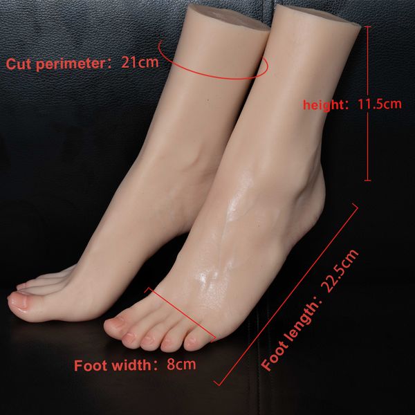 costume accessories 1pcs right or left female foot model 3d flexible 11 mannequin fake foot skin texture shoes display m, Silver
costume accessories 1pcs right or left female foot model 3d flexible 11 mannequin fake foot skin texture shoes display m, Silver