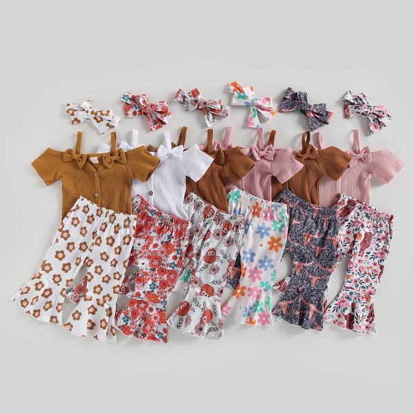 clothing sets baby girls summer jumpsuits set button short sleeves romper and cow head flower print elastic flare pants headband aa230504, White
clothing sets baby girls summer jumpsuits set button short sleeves romper and cow head flower print elastic flare pants headband aa230504, White