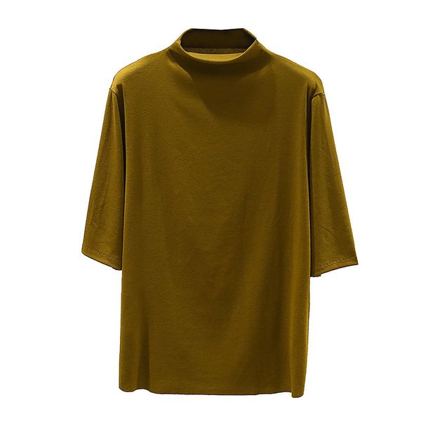 women's plus size tshirt clothing tshirts tees spring summer casual half sleeve loose solid camiseta mujer 230504, Black
women's plus size tshirt clothing tshirts tees spring summer casual half sleeve loose solid camiseta mujer 230504, Black