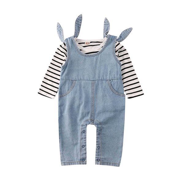 clothing sets newborn toddler baby boy girl clothes sets long sleeve striped cotton denim bib pants outfits set 0-18m aa230504, White
clothing sets newborn toddler baby boy girl clothes sets long sleeve striped cotton denim bib pants outfits set 0-18m aa230504, White