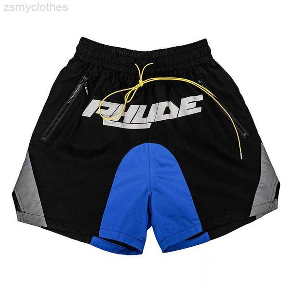 men's shorts rhude side letter print drawstring five-point pants pill zipper shorts high street men women black mesh lined beach shorts, White;black
men's shorts rhude side letter print drawstring five-point pants pill zipper shorts high street men women black mesh lined beach shorts, White;black