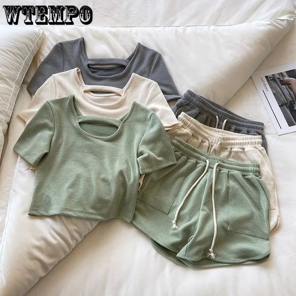 womens two piece pants 2pcs women sports suit short sleeve tshirt loose wide leg high waist shorts set solid casual suits jogging tracksuit, White
womens two piece pants 2pcs women sports suit short sleeve tshirt loose wide leg high waist shorts set solid casual suits jogging tracksuit, White