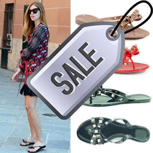women flip flops jelly sandals with rivet summer beach shoes woman slippers, Black
women flip flops jelly sandals with rivet summer beach shoes woman slippers, Black