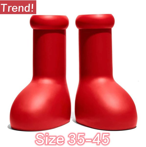 2023 mschf men women rain boots designers big red boot thick bottom non-slip booties rubber platform bootie fashion astro boy size 35-45, Black
2023 mschf men women rain boots designers big red boot thick bottom non-slip booties rubber platform bootie fashion astro boy size 35-45, Black