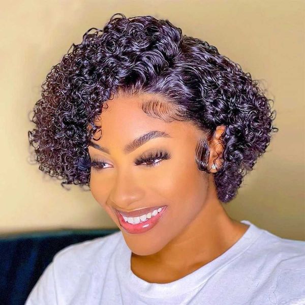 synthetic wigs kinky curly glueless human hair wig afro short bob s pixie cut 100% natural brazilian s for women 230227, Black
synthetic wigs kinky curly glueless human hair wig afro short bob s pixie cut 100% natural brazilian s for women 230227, Black