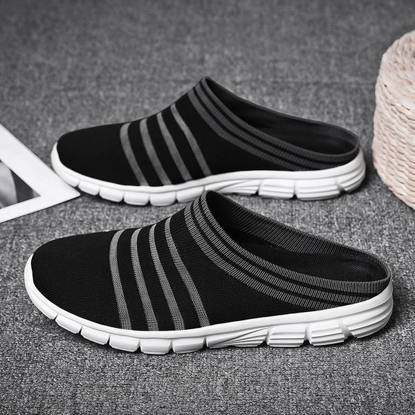 summer slippers men mesh plus size breathable home indoor slippers women thick bottom slides fashion walking shoes, Black
summer slippers men mesh plus size breathable home indoor slippers women thick bottom slides fashion walking shoes, Black
