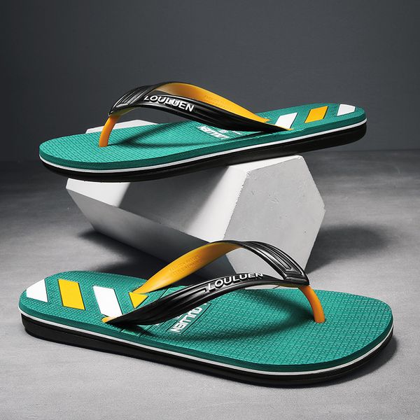 slippers brand men flip flops summer beach fashion green breathable casual outdoor 230505, Black
slippers brand men flip flops summer beach fashion green breathable casual outdoor 230505, Black