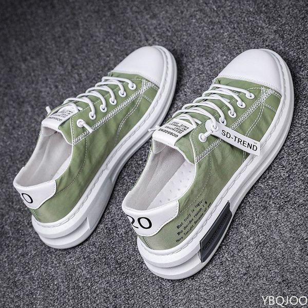 dress shoes arrival canvas shoes summer breathable comfortable men sneakers casual walking flats lace-up fashion man vulcanized shoes 230504, Black