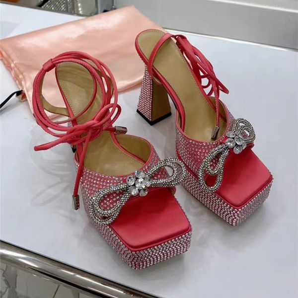 2023 new thick sole woman super high heel shoe bowties crystal cross tied chunky heel woman sandal pink open toe runway sandals, Black
2023 new thick sole woman super high heel shoe bowties crystal cross tied chunky heel woman sandal pink open toe runway sandals, Black