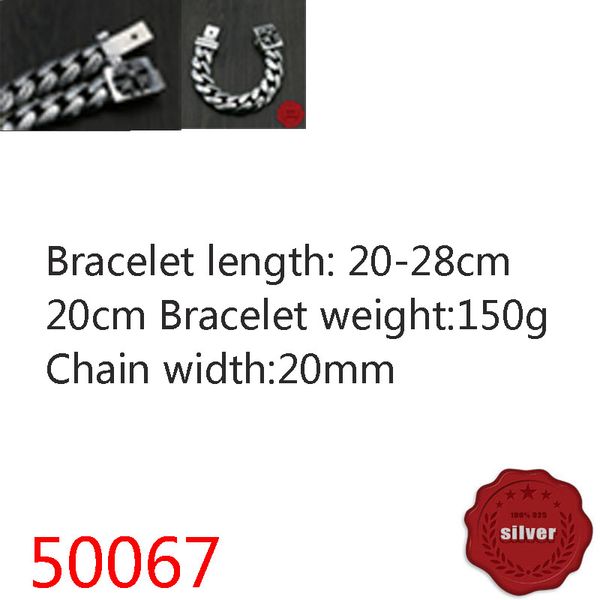 50067 hip hop s925 sterling silver bracelet punk style personalized youth dominant cross flower letter jewelry couple popular accessories, Golden;silver
50067 hip hop s925 sterling silver bracelet punk style personalized youth dominant cross flower letter jewelry couple popular accessories, Golden;silver