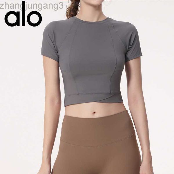 desginer alo yoga t shirt fitness suit women's running quick drying clothes sports jump short sleeve t-shirt tight short suit top, White
desginer alo yoga t shirt fitness suit women's running quick drying clothes sports jump short sleeve t-shirt tight short suit top, White