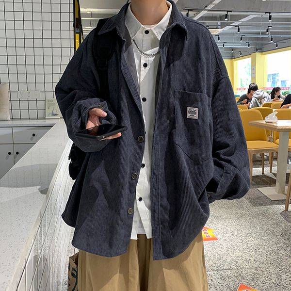 men's casual shirts lappster corduroy harajuku long sleeve shirts mens korean fashion casual blouses oversized streetwear colorful shir, White;black
men's casual shirts lappster corduroy harajuku long sleeve shirts mens korean fashion casual blouses oversized streetwear colorful shir, White;black