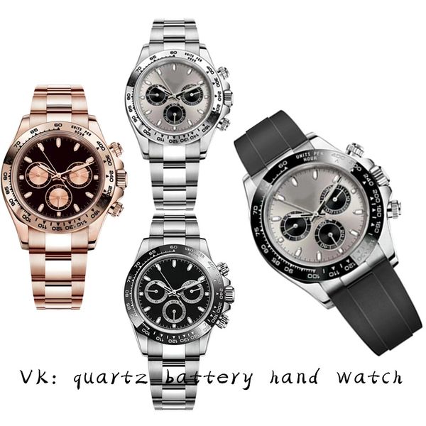 men's vk quartz battery watch: chronometer watch designer watch 40mm black dial ceramic fashion classic stainless steel waterproof lumi, Slivery;brown
men's vk quartz battery watch: chronometer watch designer watch 40mm black dial ceramic fashion classic stainless steel waterproof lumi, Slivery;brown