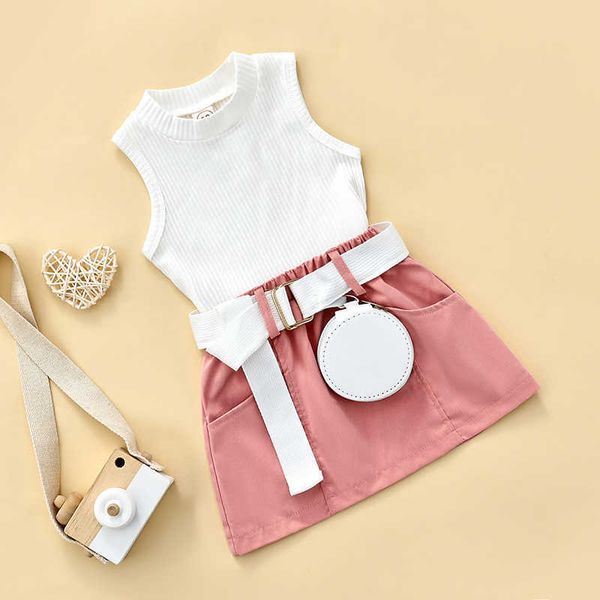 clothing sets kids girl outfit summer skirt sets solid color sleeveless tank and casual pocket mini skirt and fanny pack set aa230504, White
clothing sets kids girl outfit summer skirt sets solid color sleeveless tank and casual pocket mini skirt and fanny pack set aa230504, White