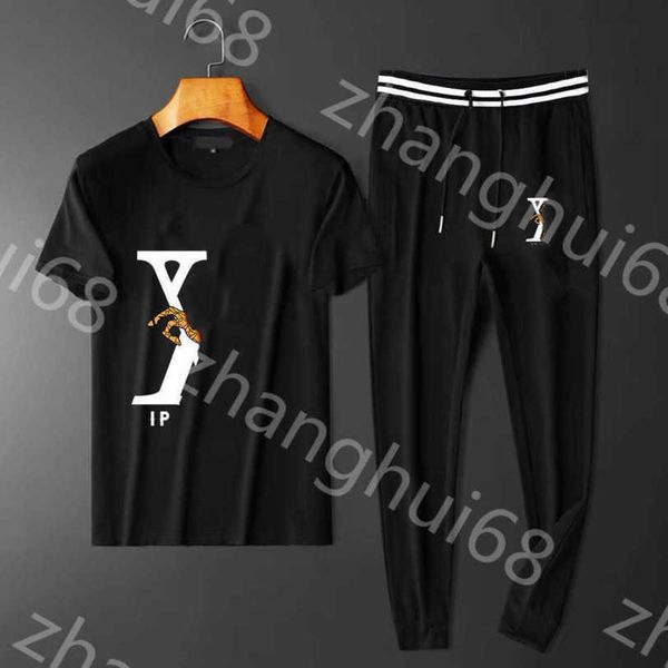 23ss mens tracksuit sweatsuit mens designer tracksuit round neck pure cotton logo print short sleeve t-shirt elastic waist drawstring trouse, Gray
23ss mens tracksuit sweatsuit mens designer tracksuit round neck pure cotton logo print short sleeve t-shirt elastic waist drawstring trouse, Gray