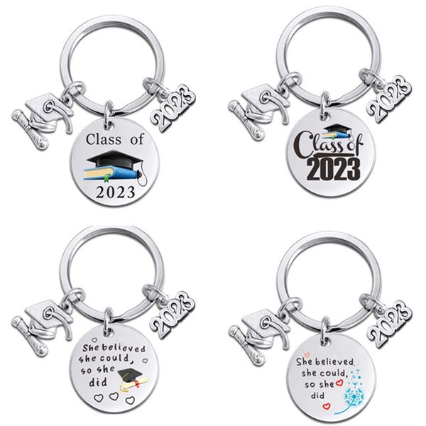 class of 2023 letters graduation gift keychain designer stainless steel i graduated key chain keyring for schoolmate friend keychains wishes, Silver
class of 2023 letters graduation gift keychain designer stainless steel i graduated key chain keyring for schoolmate friend keychains wishes, Silver