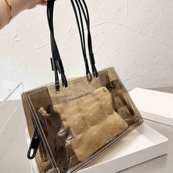transparent pvc tote bag for women summer beach designer lady handbags luxury jelly shoulder crossbody casual purse 220624
transparent pvc tote bag for women summer beach designer lady handbags luxury jelly shoulder crossbody casual purse 220624