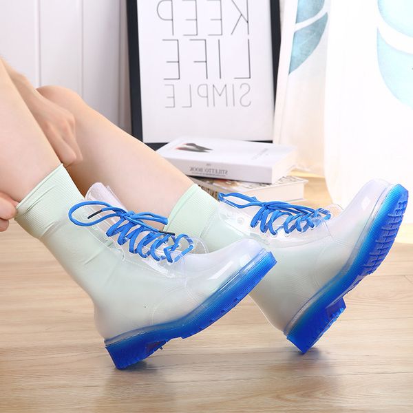 dress shoes fashion transparent rain boot pvc platform 2023 autumn slip on ankle boots for women waterproof work 230504, Black
dress shoes fashion transparent rain boot pvc platform 2023 autumn slip on ankle boots for women waterproof work 230504, Black