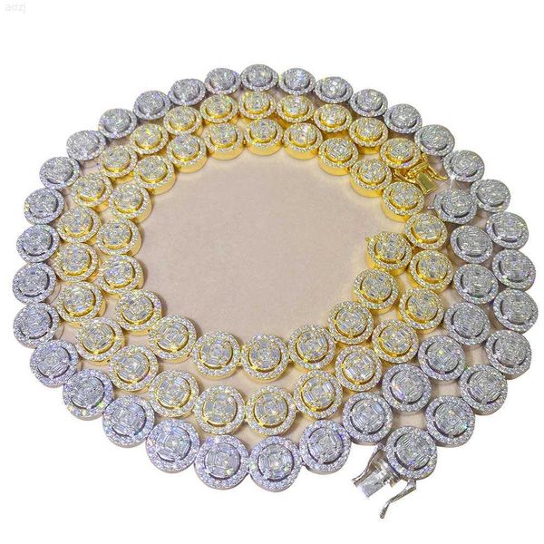 13mm full pave moissanite tennis chain necklace 18k gold plated men's cuban chain, Silver
13mm full pave moissanite tennis chain necklace 18k gold plated men's cuban chain, Silver