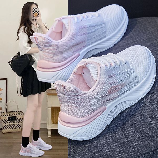 all season lightweight running shoes fashion trendy sneakers comfortable non-slip women shoes breathable casual mesh shoe, Black
all season lightweight running shoes fashion trendy sneakers comfortable non-slip women shoes breathable casual mesh shoe, Black