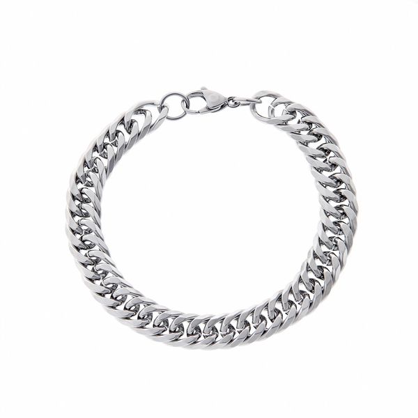japanese cuban chain bracelet titanium steel hip hop street versatile couple men's accessories, Black
japanese cuban chain bracelet titanium steel hip hop street versatile couple men's accessories, Black