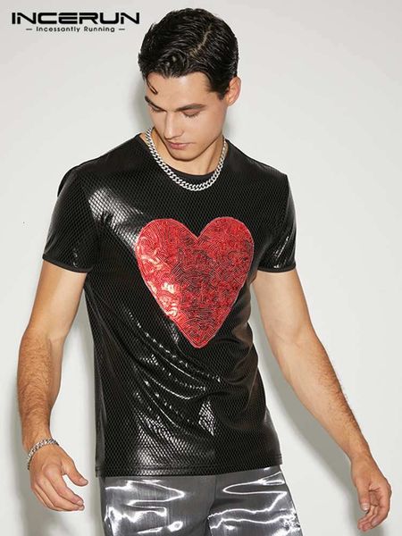 men's t-shirts incerun fashion men t shirt patchwork shiny o-neck short sleeve streetwear casual camisetas party nightclub tee s-5xl 2, White;black
men's t-shirts incerun fashion men t shirt patchwork shiny o-neck short sleeve streetwear casual camisetas party nightclub tee s-5xl 2, White;black